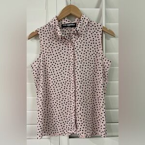 Karl Lagerfeld Polka Dot Blouse